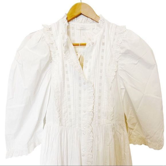 NWT DOEN Darby dress in Powder - Picture 5 of 9